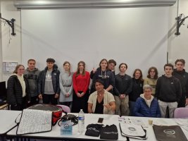 Rencontre entre les germanistes et Vidal Elbaz